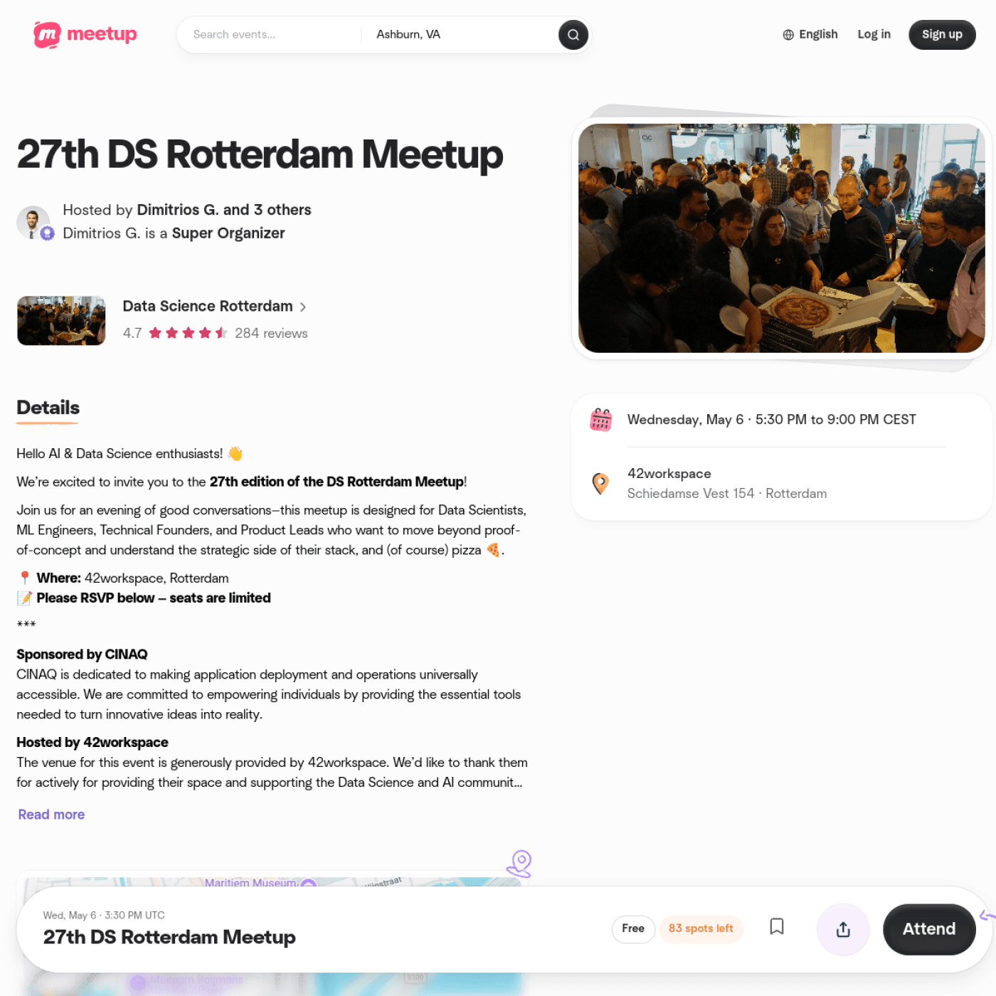 27th DS Rotterdam Meetup cover