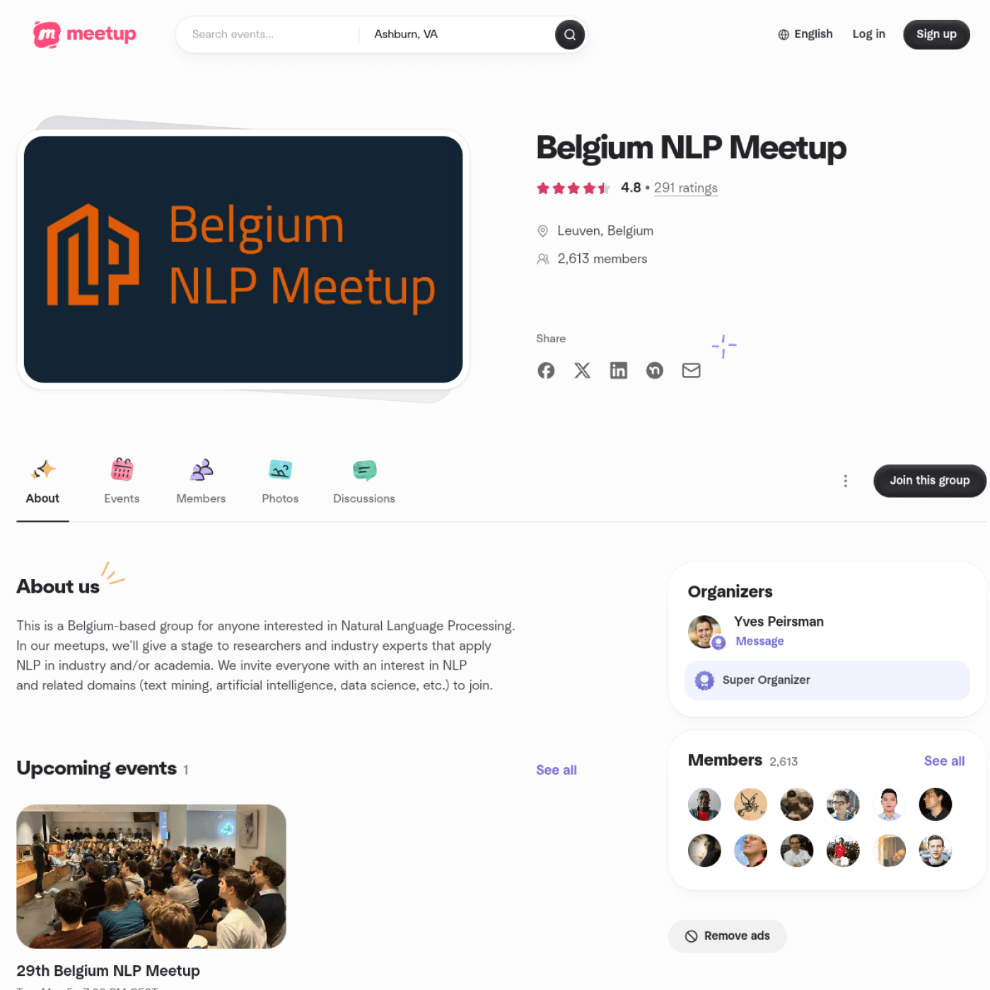 29th Belgium NLP Meetup