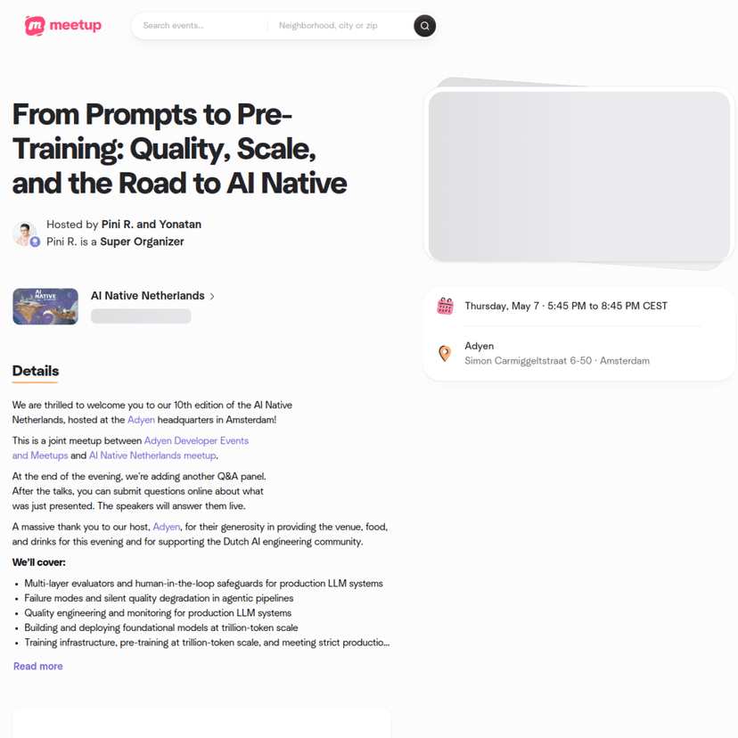 From Prompts to Pre-Training: Quality, Scale, and the Road to AI Native