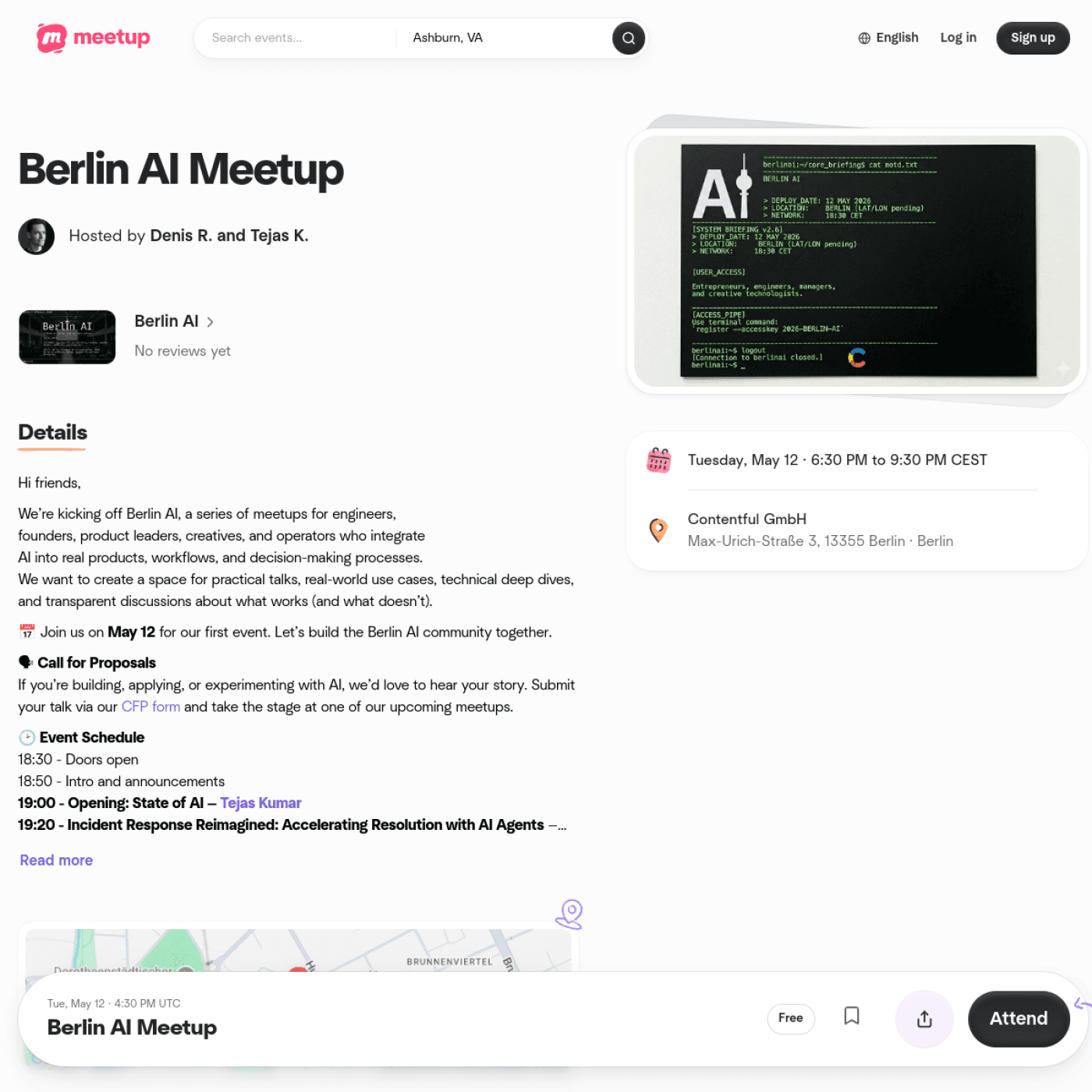 Berlin AI Meetup cover