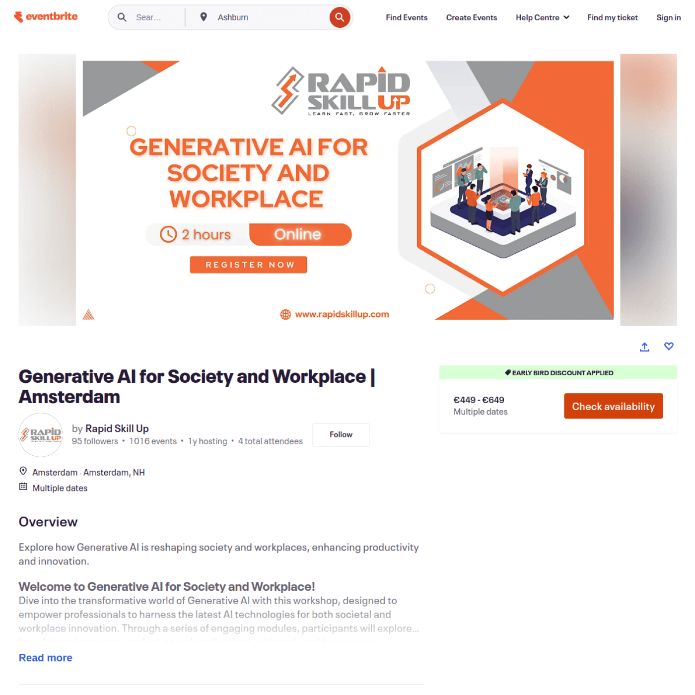 Generative AI for Society and Workplace | Amsterdam